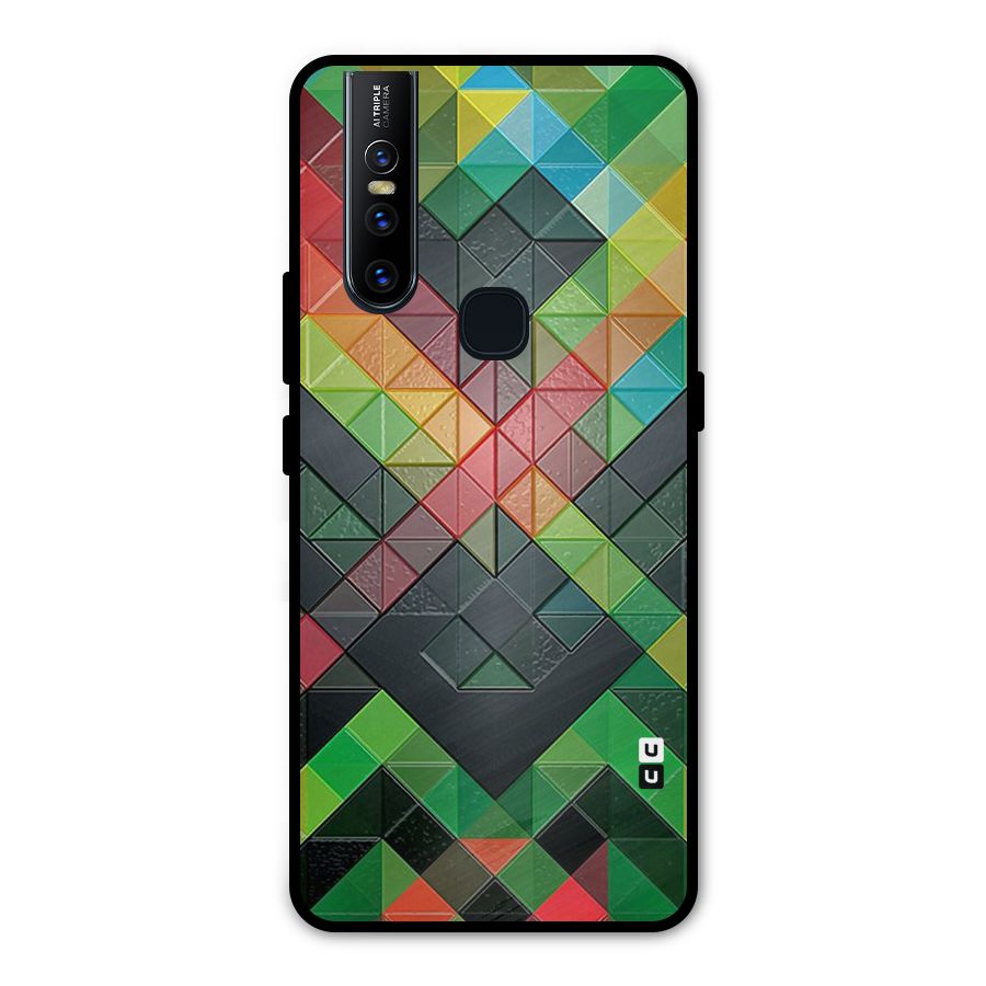 Too Much Colors Pattern Metal Back Case for Vivo V15