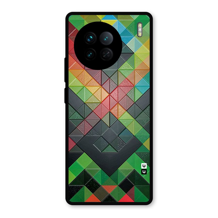Too Much Colors Pattern Metal Back Case for Vivo X90