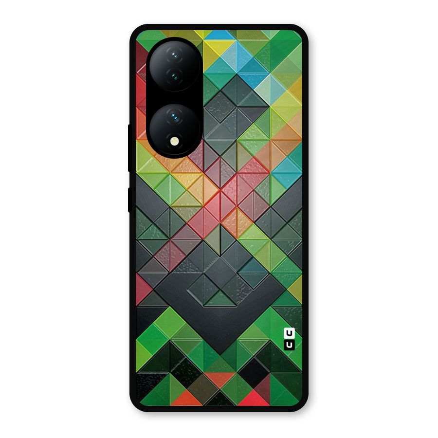 Too Much Colors Pattern Metal Back Case for Vivo Y100