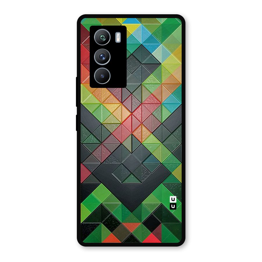 Too Much Colors Pattern Metal Back Case for iQOO 9 SE