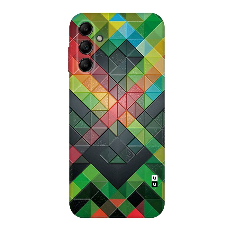 Too Much Colors Pattern Original Polycarbonate Back Case for Galaxy A14 5G