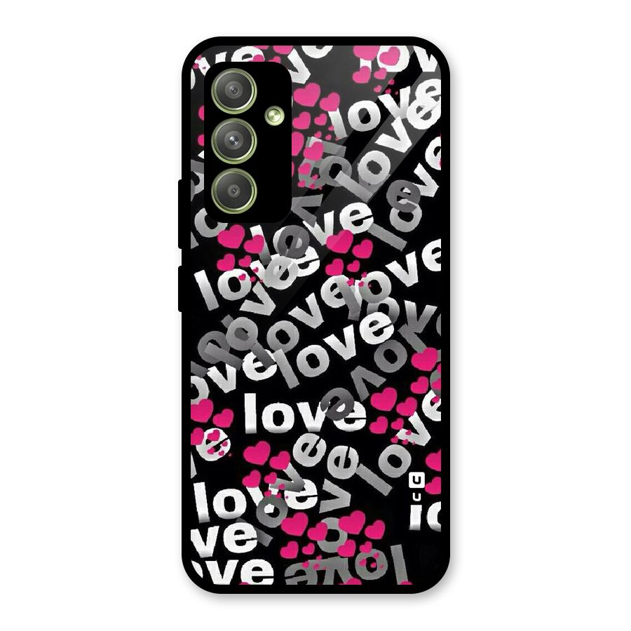Too Much Love Glass Back Case for Galaxy A54