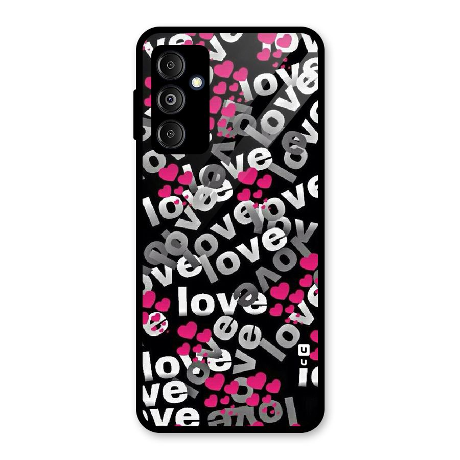 Too Much Love Glass Back Case for Galaxy M14 5G