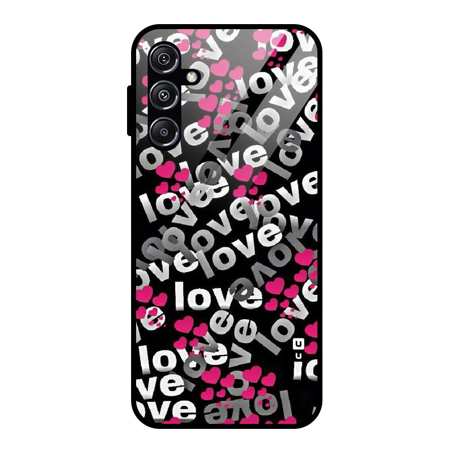 Too Much Love Glass Back Case for Galaxy M34 5G
