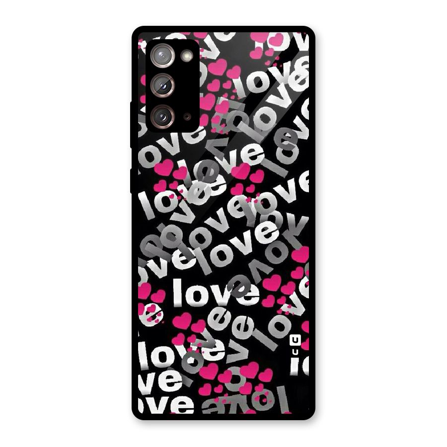 Too Much Love Glass Back Case for Galaxy Note 20