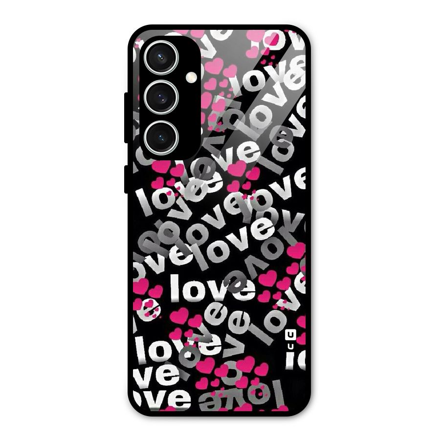 Too Much Love Glass Back Case for Galaxy S23 FE