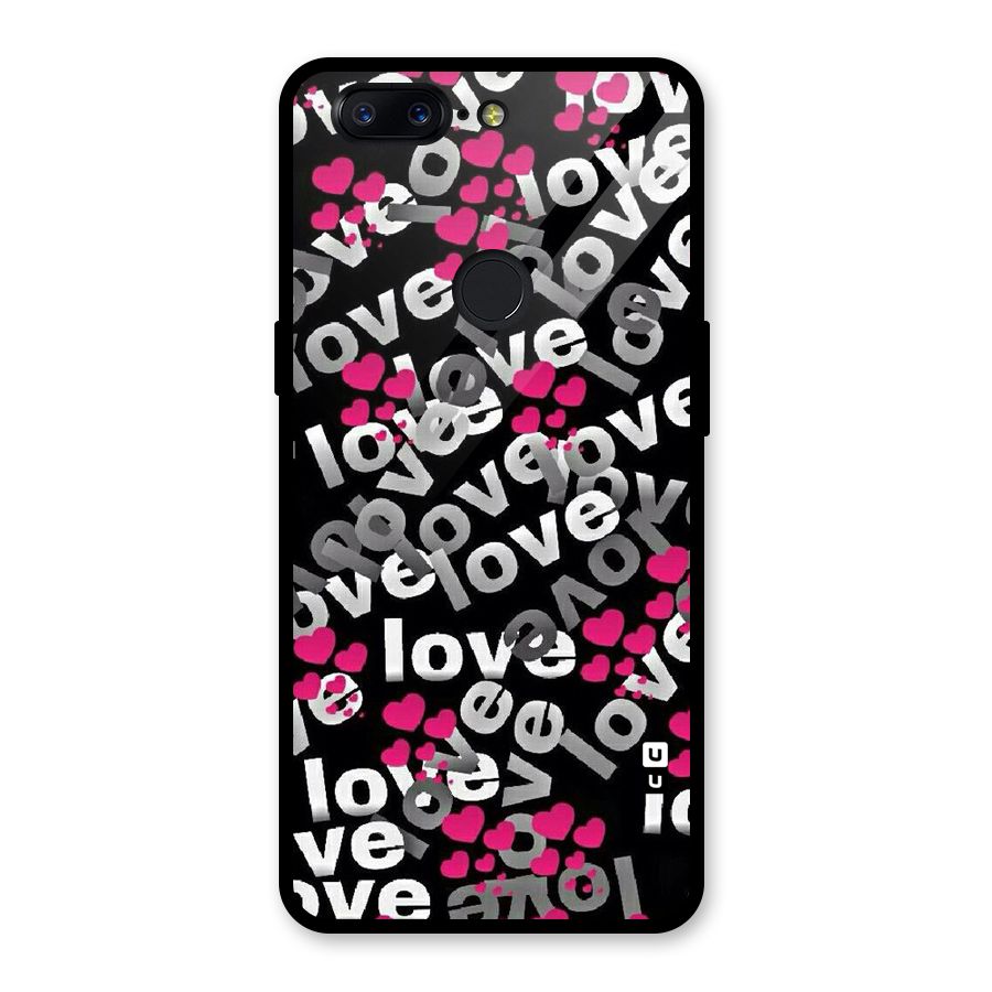 Too Much Love Glass Back Case for OnePlus 5T