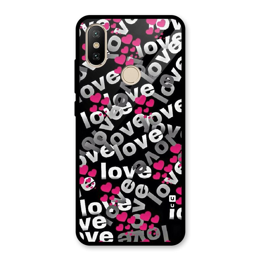 Too Much Love Glass Back Case for Redmi A2