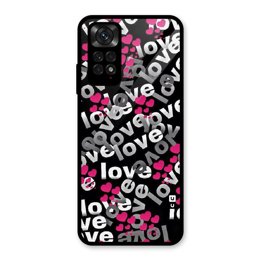 Too Much Love Glass Back Case for Redmi Note 11S