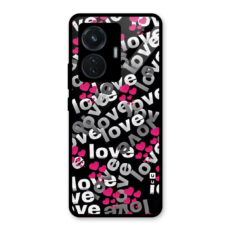 Too Much Love Glass Back Case for Vivo T1 44W