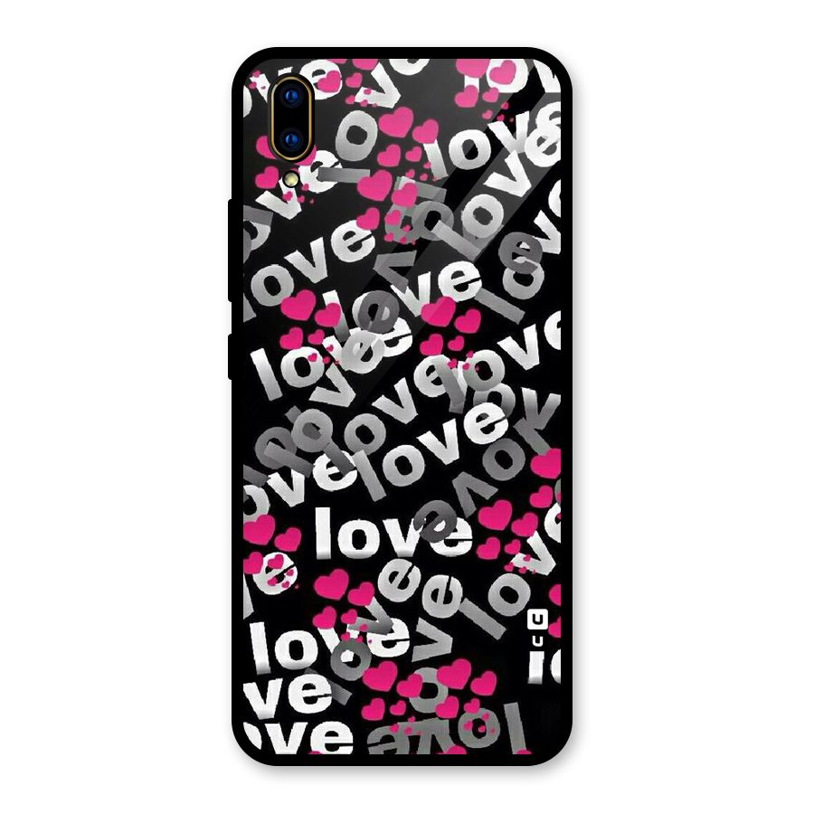 Too Much Love Glass Back Case for Vivo V11 Pro