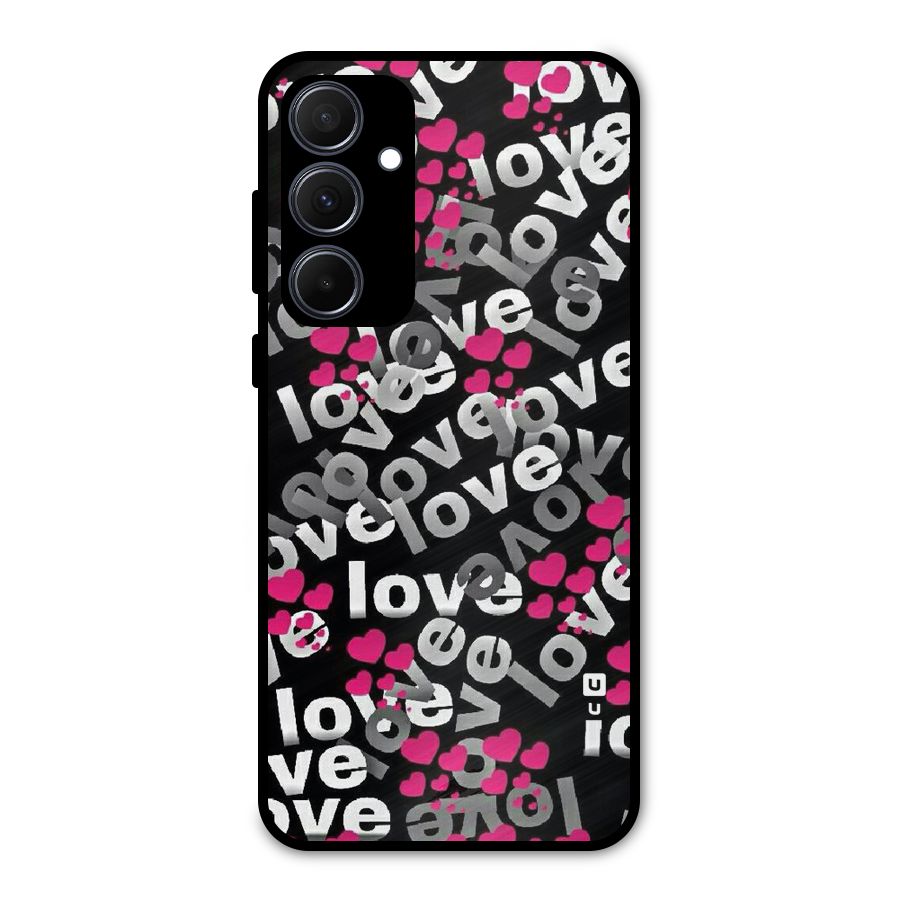 Too Much Love Metal Back Case for Galaxy A35