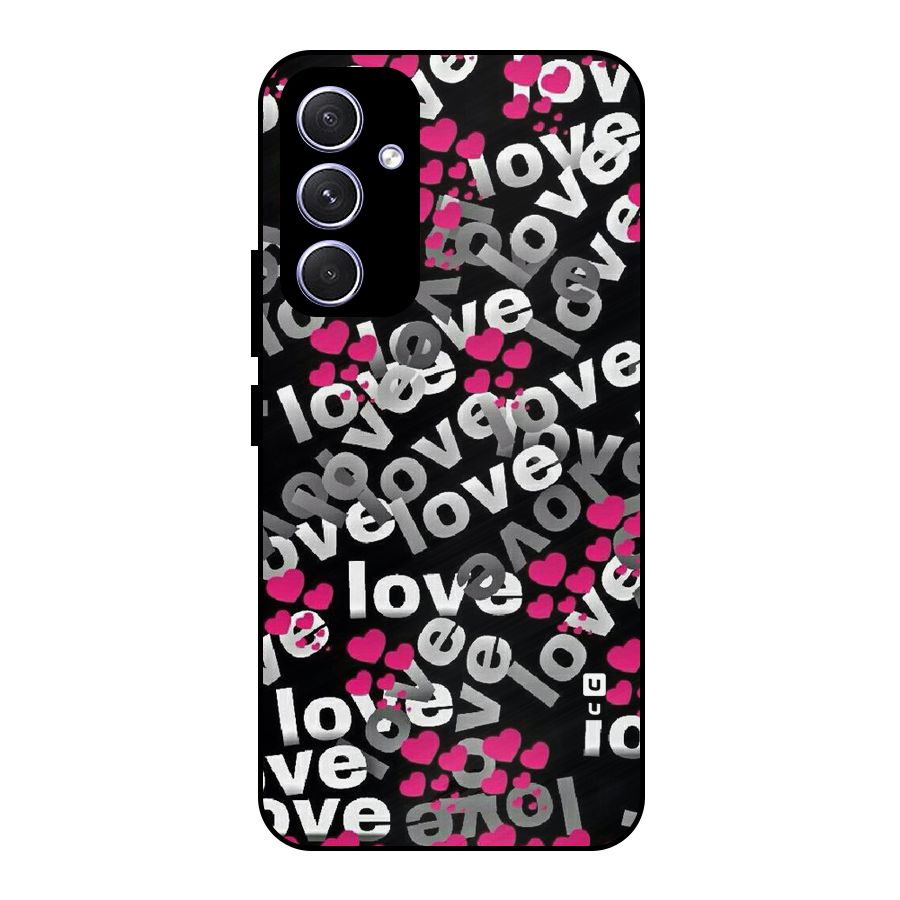 Too Much Love Metal Back Case for Galaxy A54