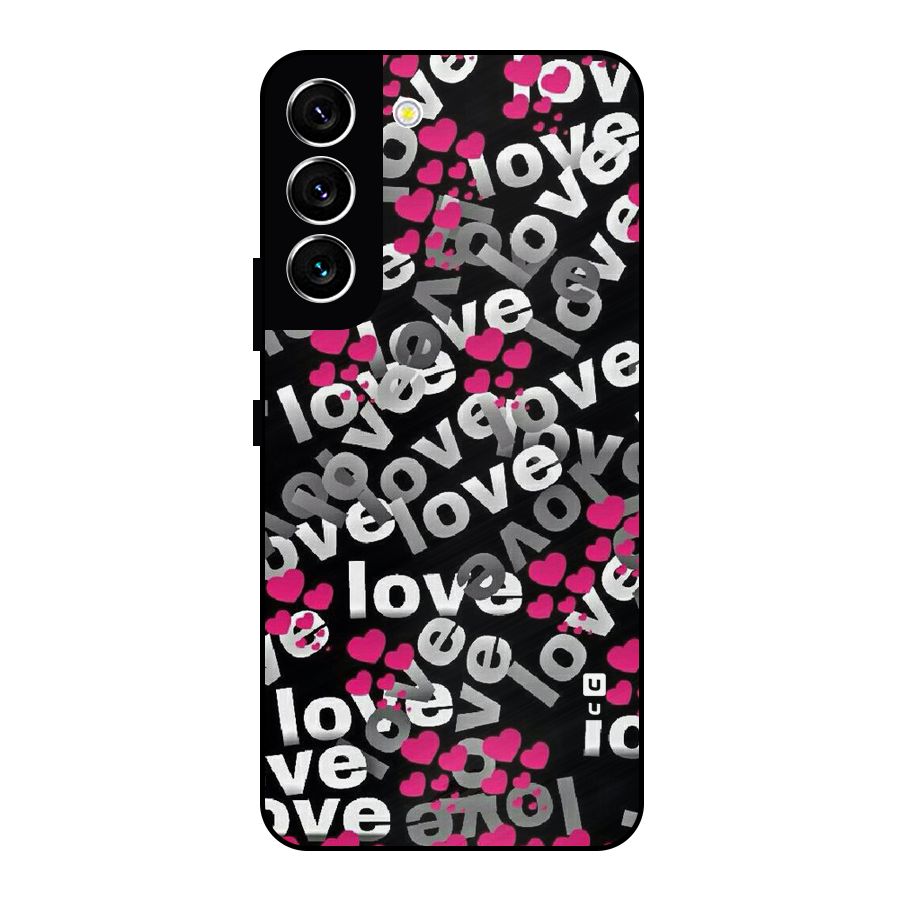 Too Much Love Metal Back Case for Galaxy S22 5G