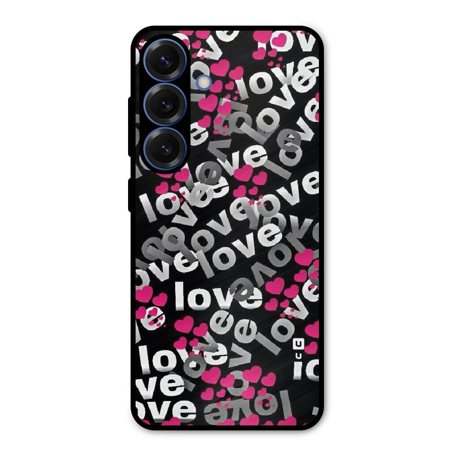 Too Much Love Metal Back Case for Galaxy S25