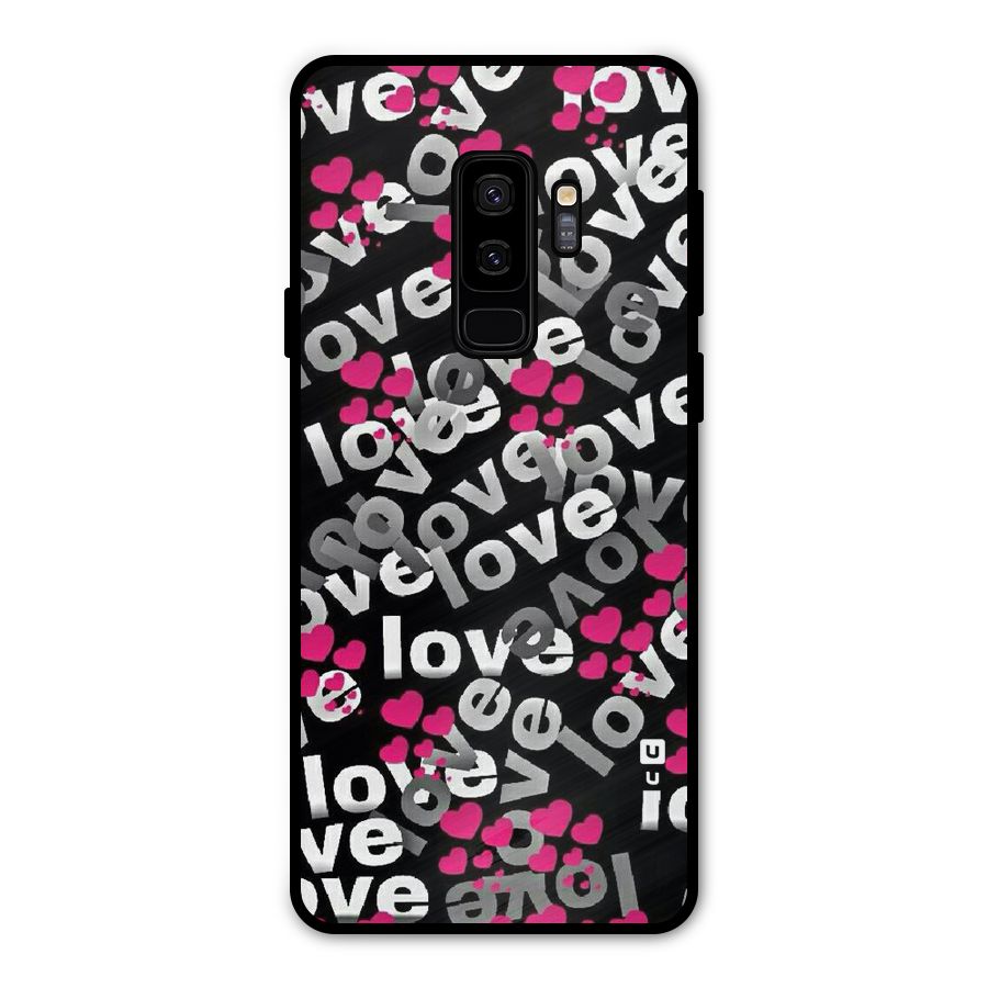 Too Much Love Metal Back Case for Galaxy S9 Plus