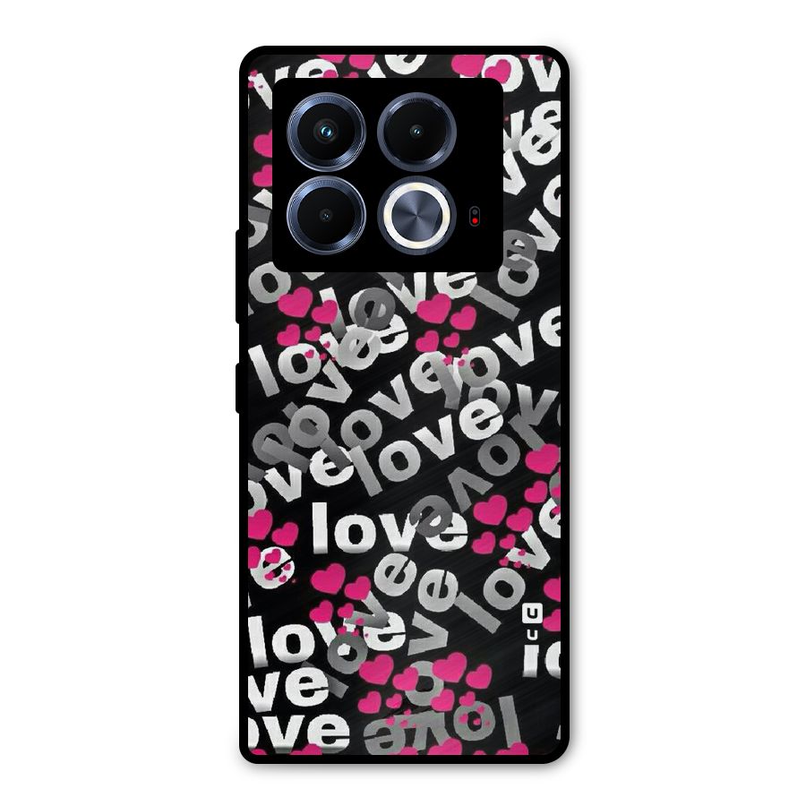 Too Much Love Metal Back Case for Infinix Note 40 5G