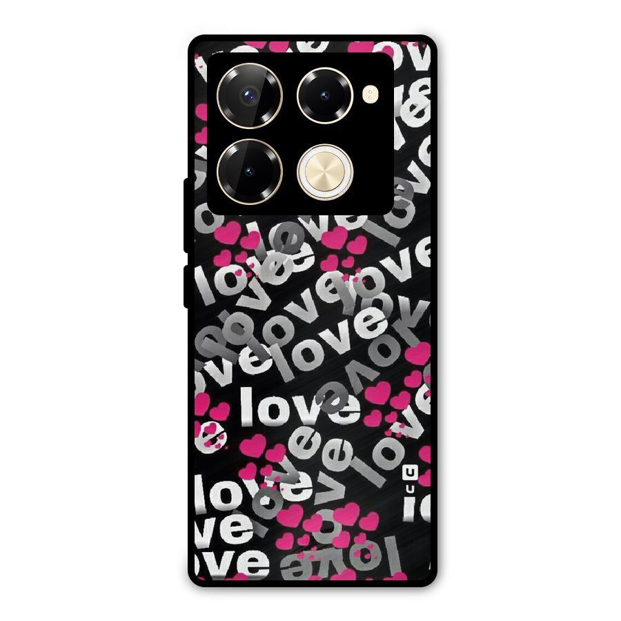 Too Much Love Metal Back Case for Infinix Note 40 Pro