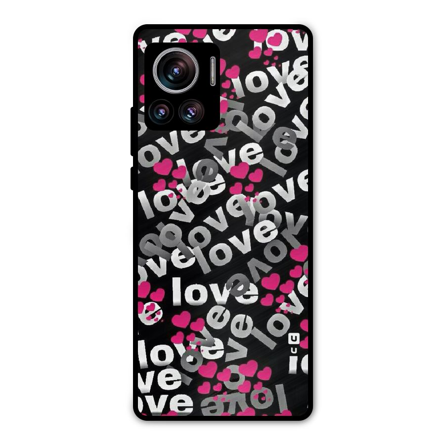 Too Much Love Metal Back Case for Motorola Edge 30 Ultra