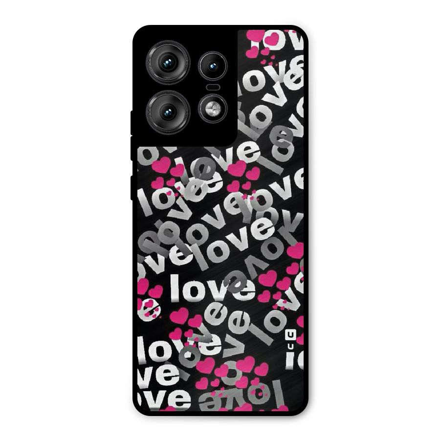 Too Much Love Metal Back Case for Motorola Edge 50 Pro