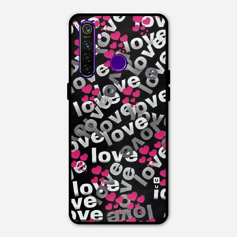 Too Much Love Metal Back Case for Realme 5 Pro