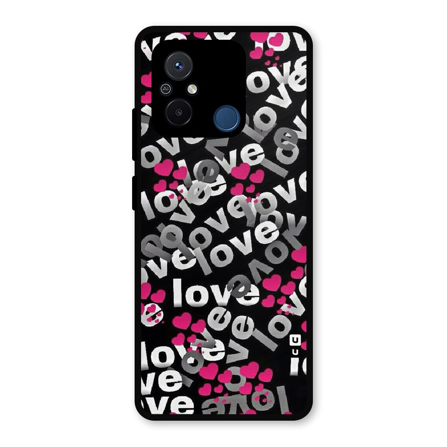 Too Much Love Metal Back Case for Redmi 12C
