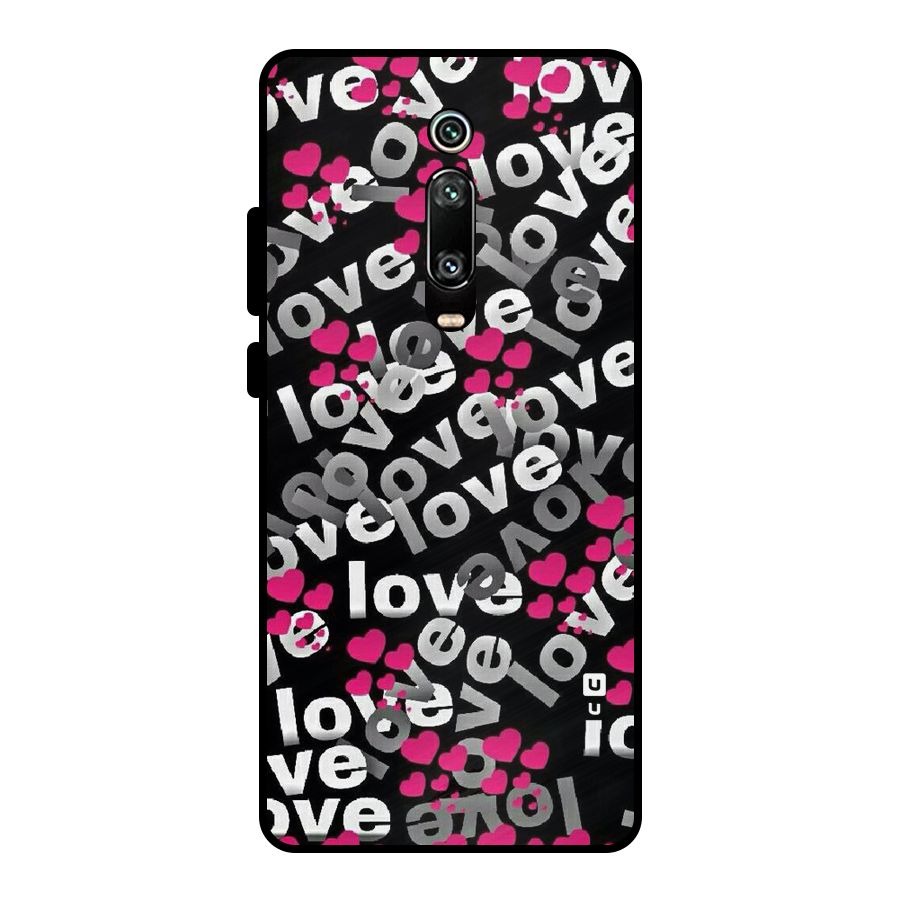 Too Much Love Metal Back Case for Redmi K20