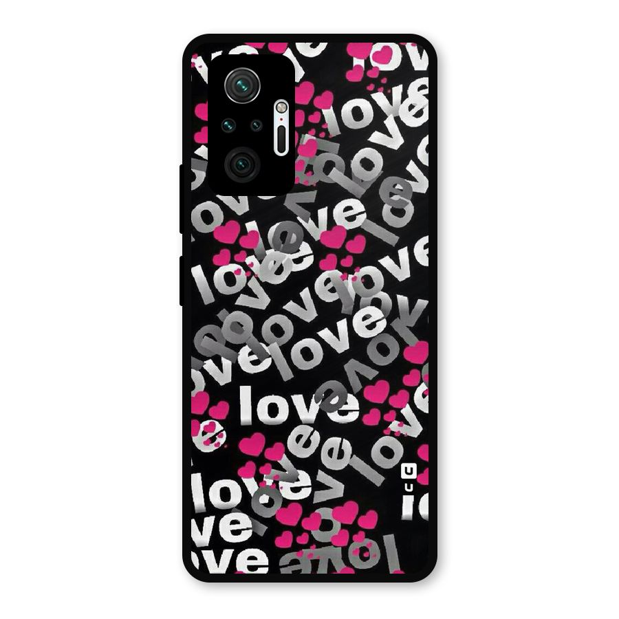 Too Much Love Metal Back Case for Redmi Note 10 Pro Max