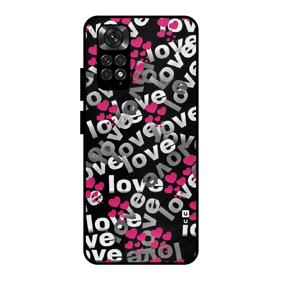 Too Much Love Metal Back Case for Redmi Note 11 Pro Plus 5G
