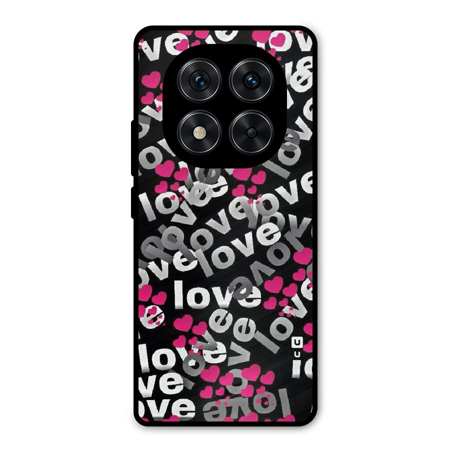 Too Much Love Metal Back Case for Redmi Note 14 Pro 5G