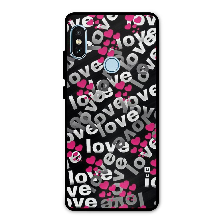 Too Much Love Metal Back Case for Redmi Note 5 Pro