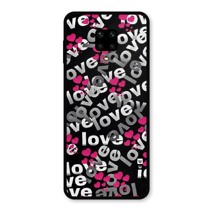Too Much Love Metal Back Case for Redmi Note 9 Pro Max