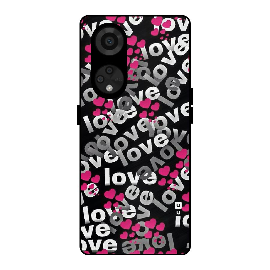 Too Much Love Metal Back Case for Reno8 T 5G