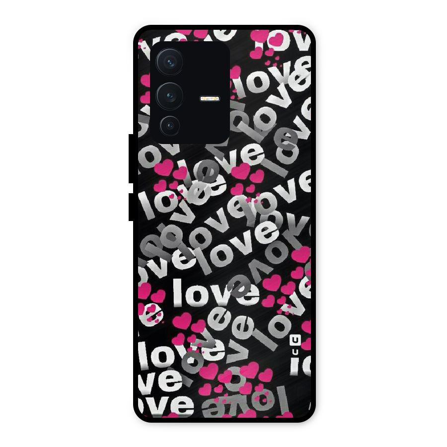 Too Much Love Metal Back Case for Vivo V23 5G