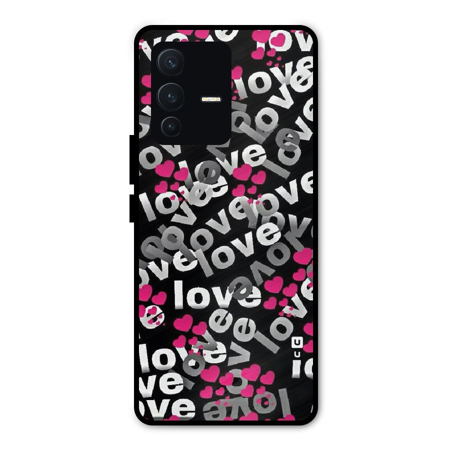 Too Much Love Metal Back Case for Vivo V23 Pro