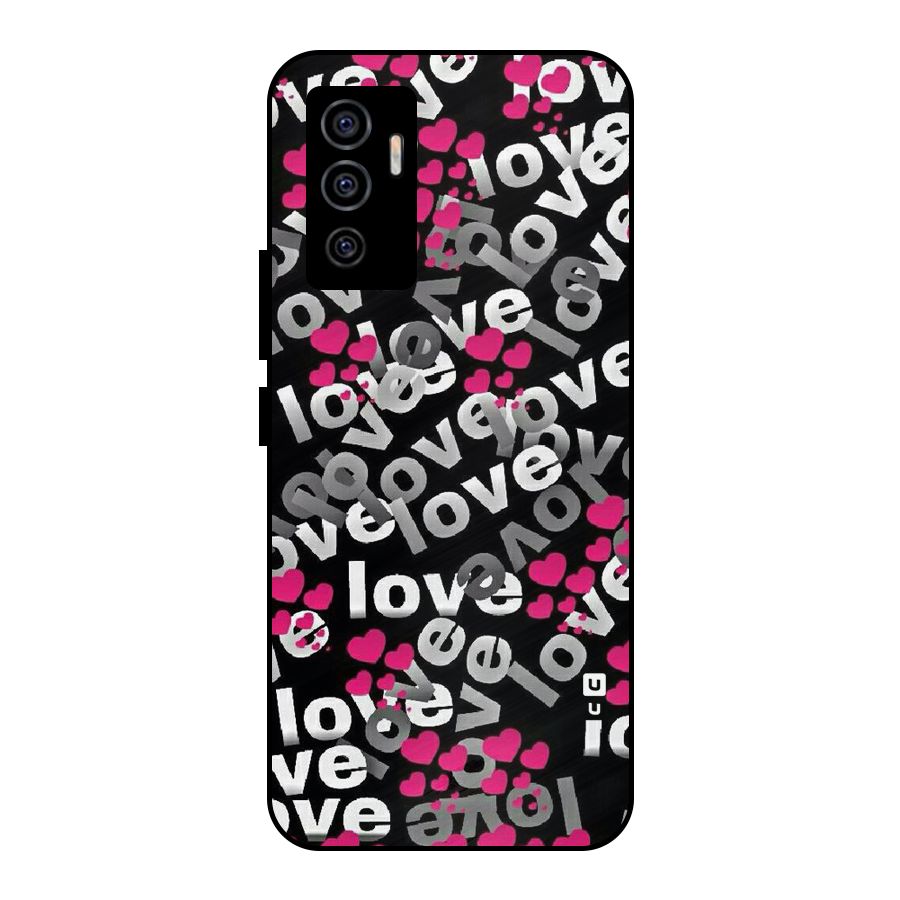 Too Much Love Metal Back Case for Vivo V23e
