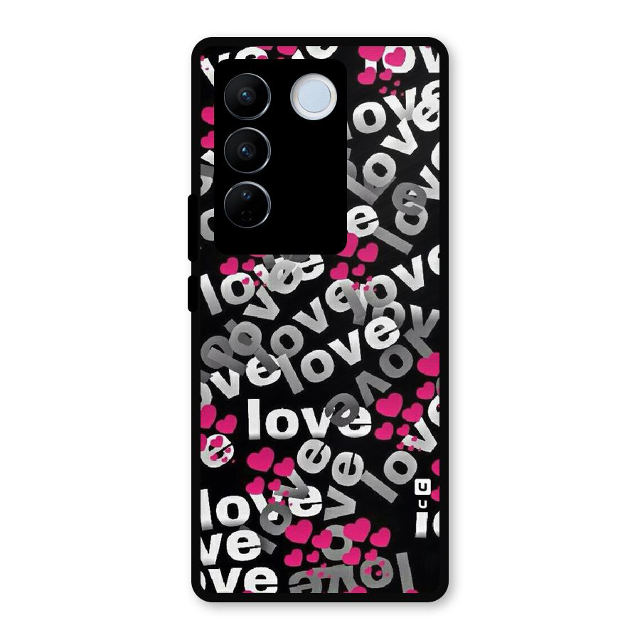 Too Much Love Metal Back Case for Vivo V27