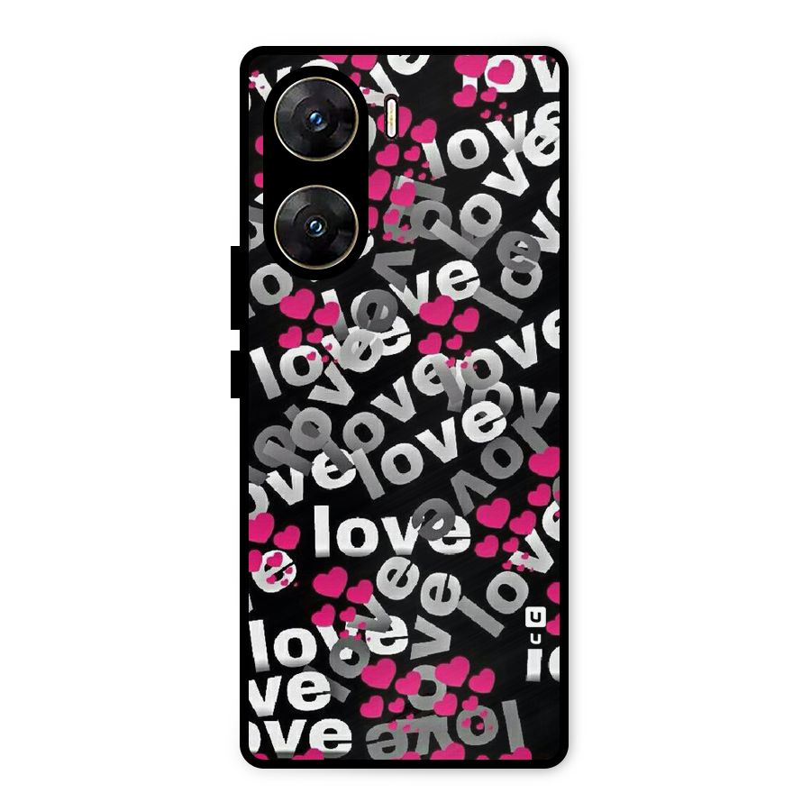 Too Much Love Metal Back Case for Vivo V29e