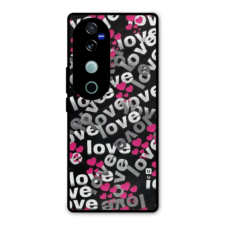 Too Much Love Metal Back Case for Vivo V40
