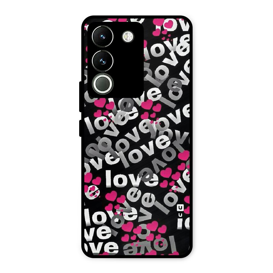 Too Much Love Metal Back Case for Vivo Y200