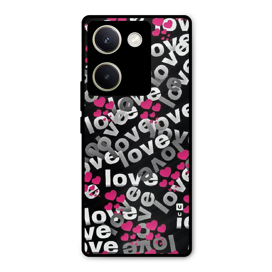 Too Much Love Metal Back Case for Vivo Y200 Pro