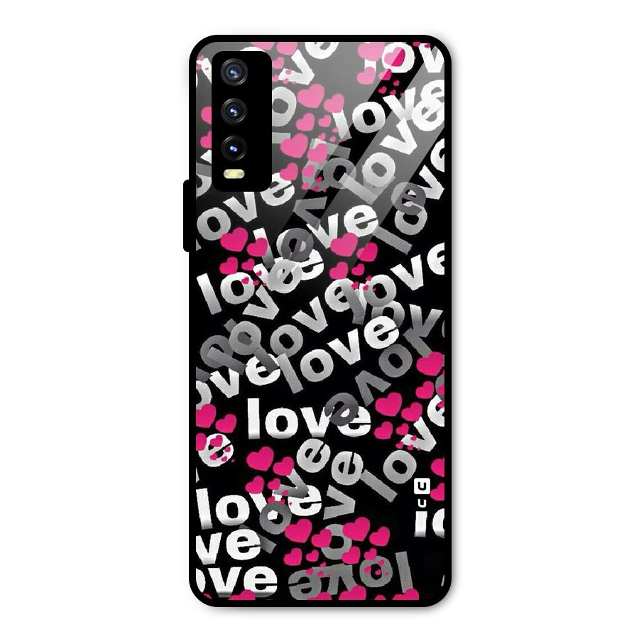 Too Much Love Metal Back Case for Vivo Y20 2021