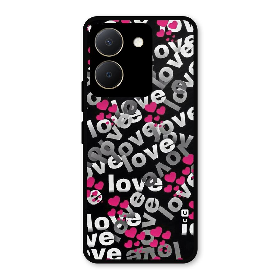 Too Much Love Metal Back Case for Vivo Y36