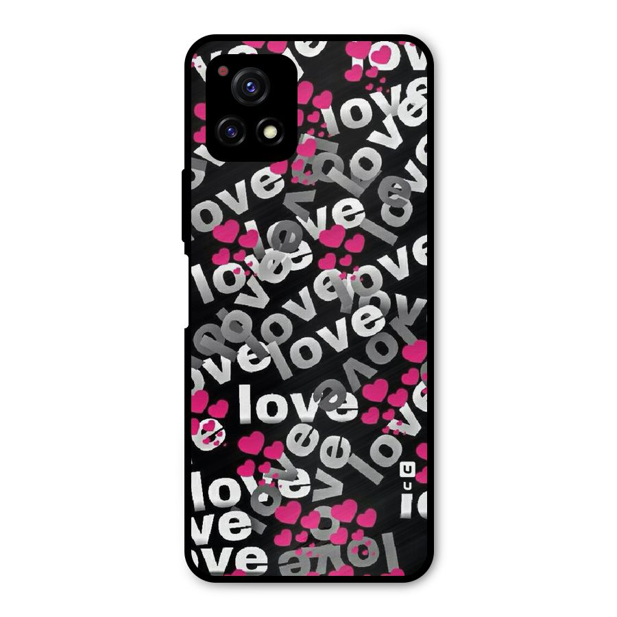 Too Much Love Metal Back Case for Vivo Y72 5G