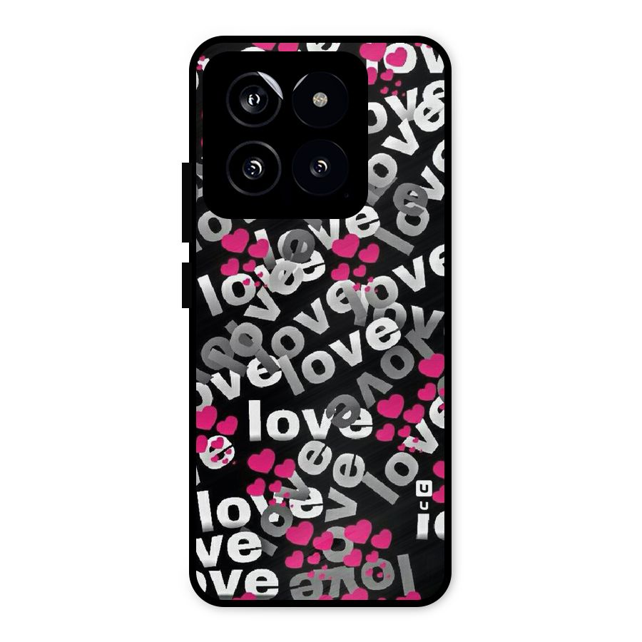Too Much Love Metal Back Case for Xiaomi 14