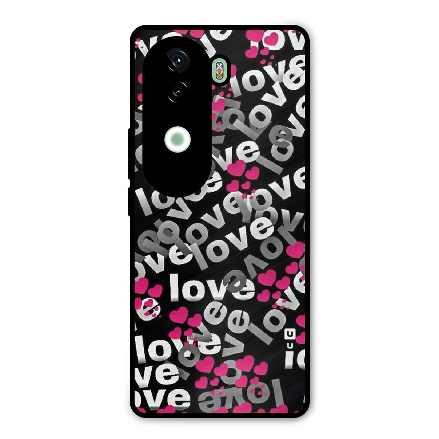 Too Much Love Metal Back Case for iQOO Z9s