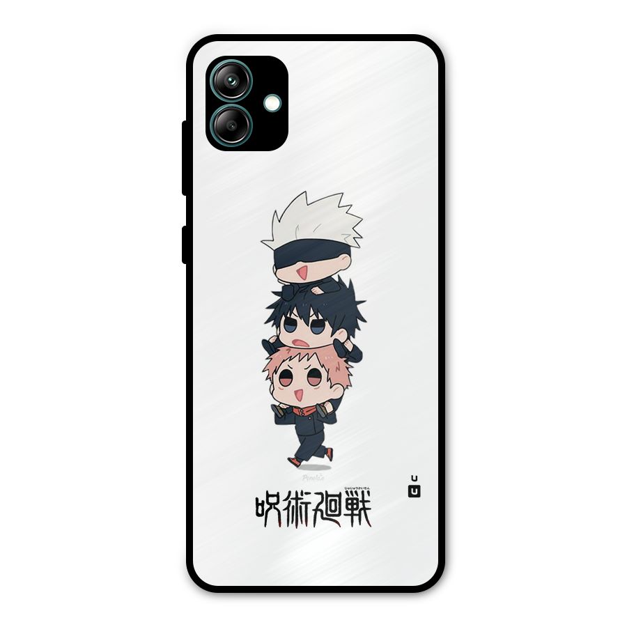 Top Gojo Squad Metal Back Case for Galaxy A04