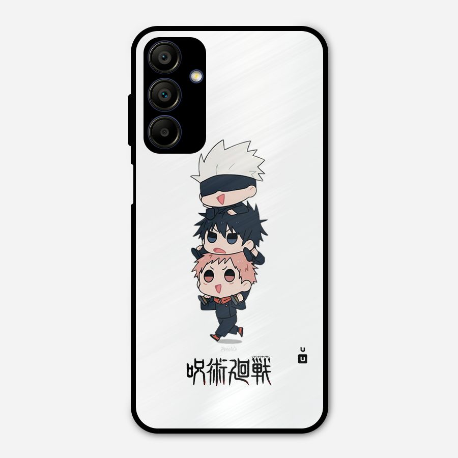 Top Gojo Squad Metal Back Case for Galaxy A15 5G
