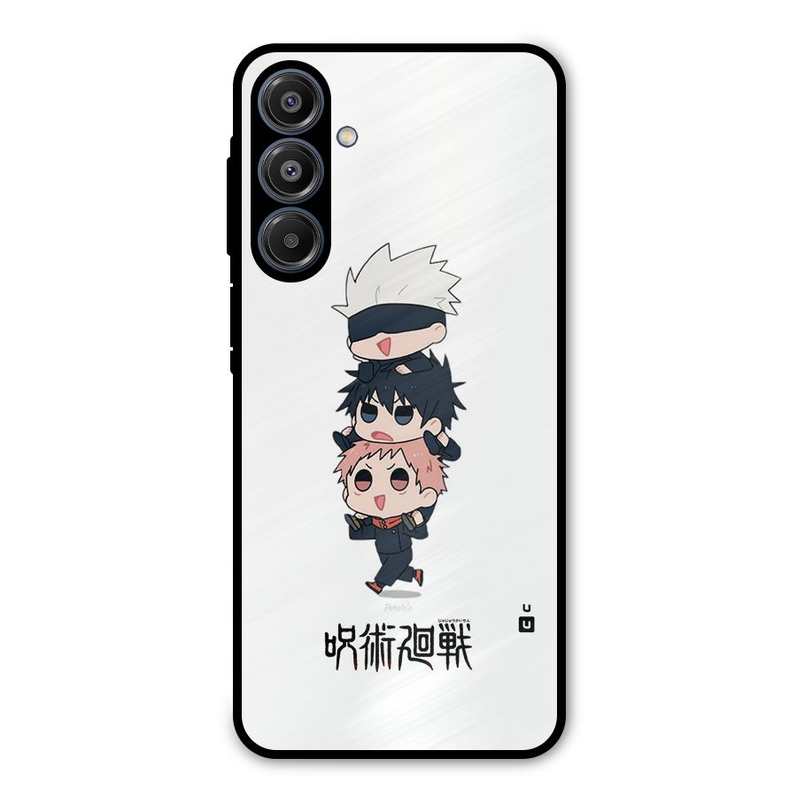 Top Gojo Squad Metal Back Case for Galaxy A16 5G
