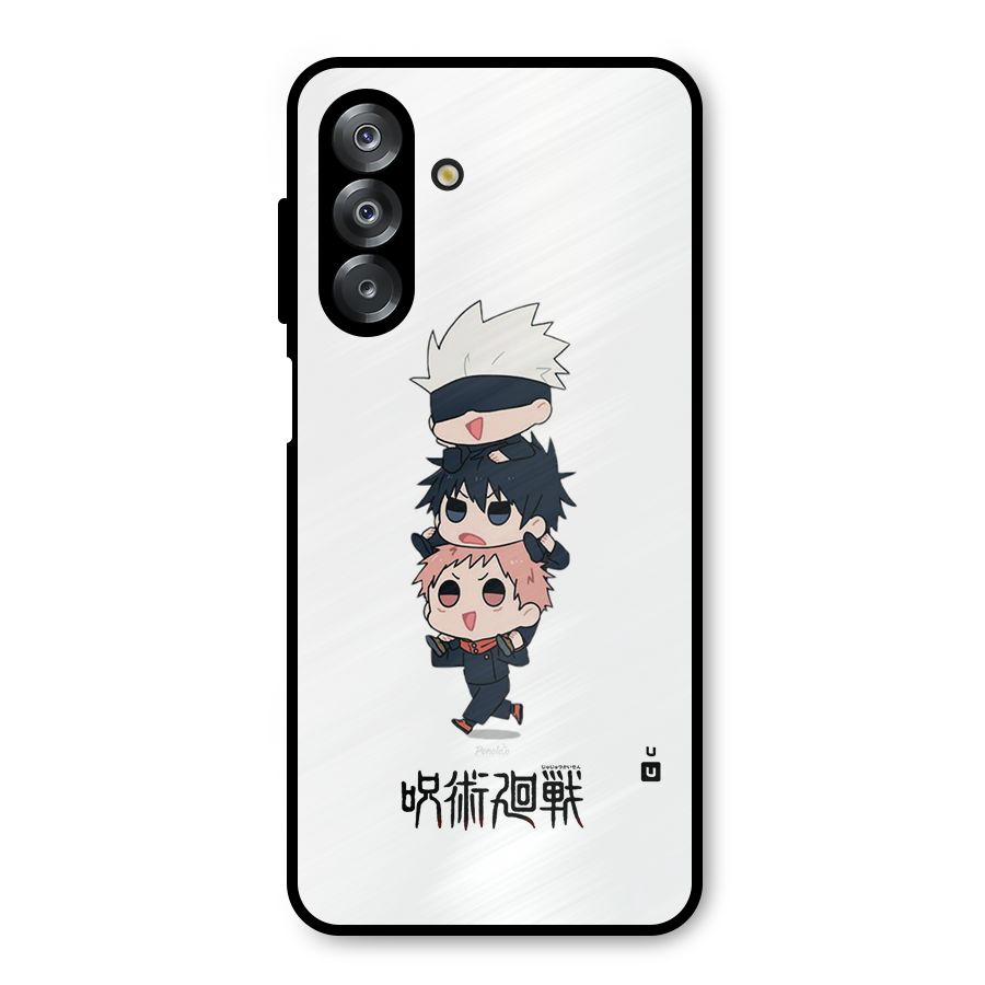 Top Gojo Squad Metal Back Case for Galaxy A26